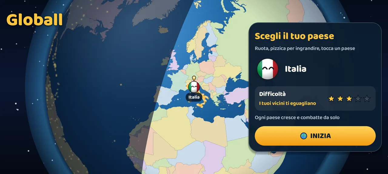 SCEGLI IL TUO COUNTRYBALL