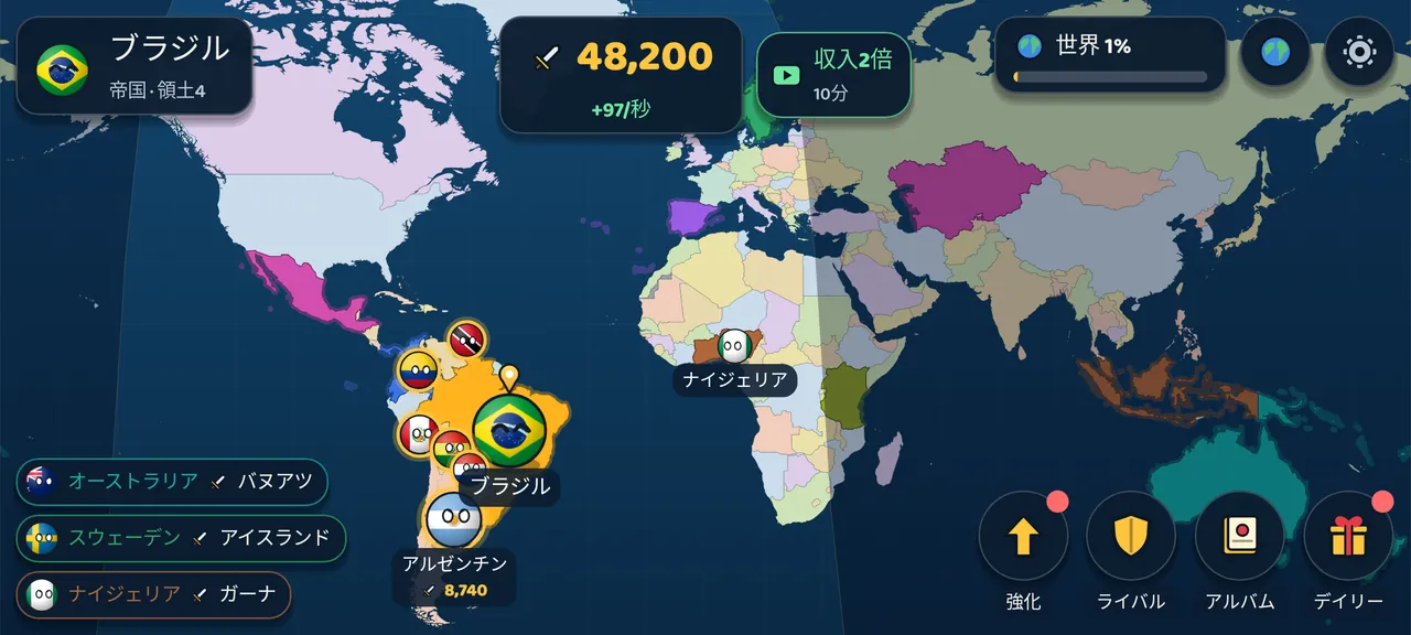 生きている世界: どの国も戦う