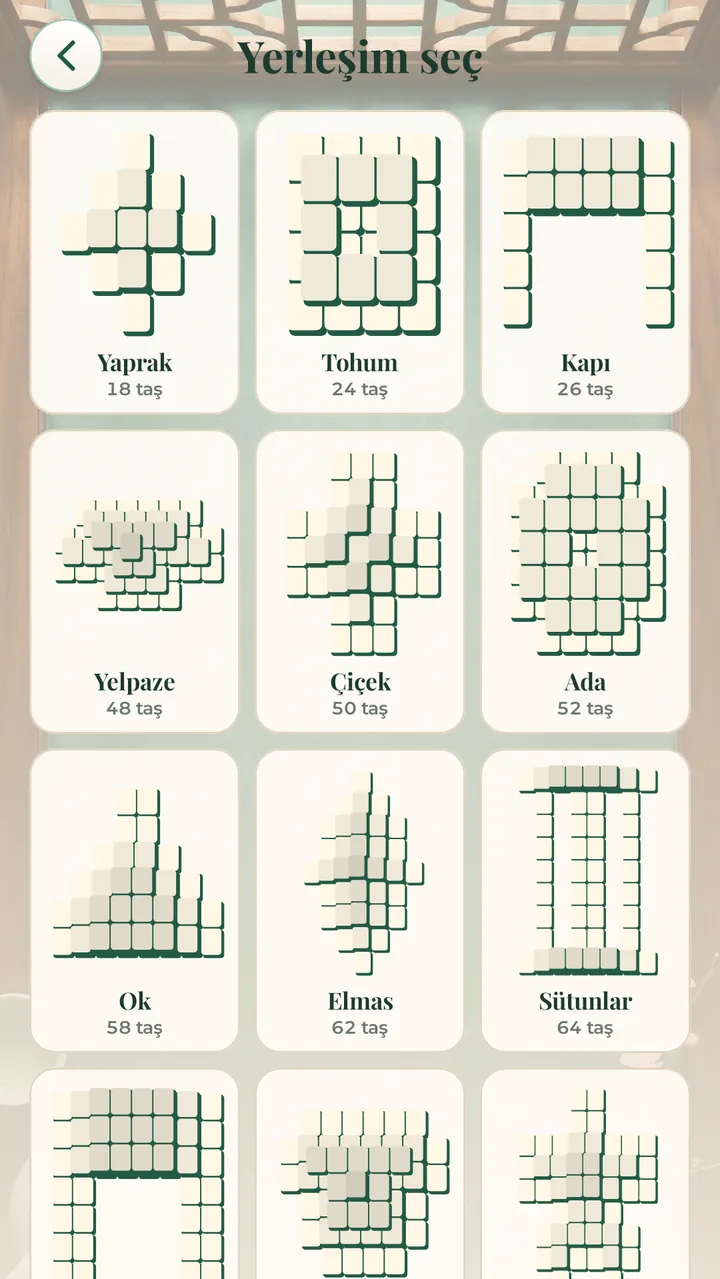 23 YERLEŞİM HER TAHTA ÇÖZÜLEBİLİR