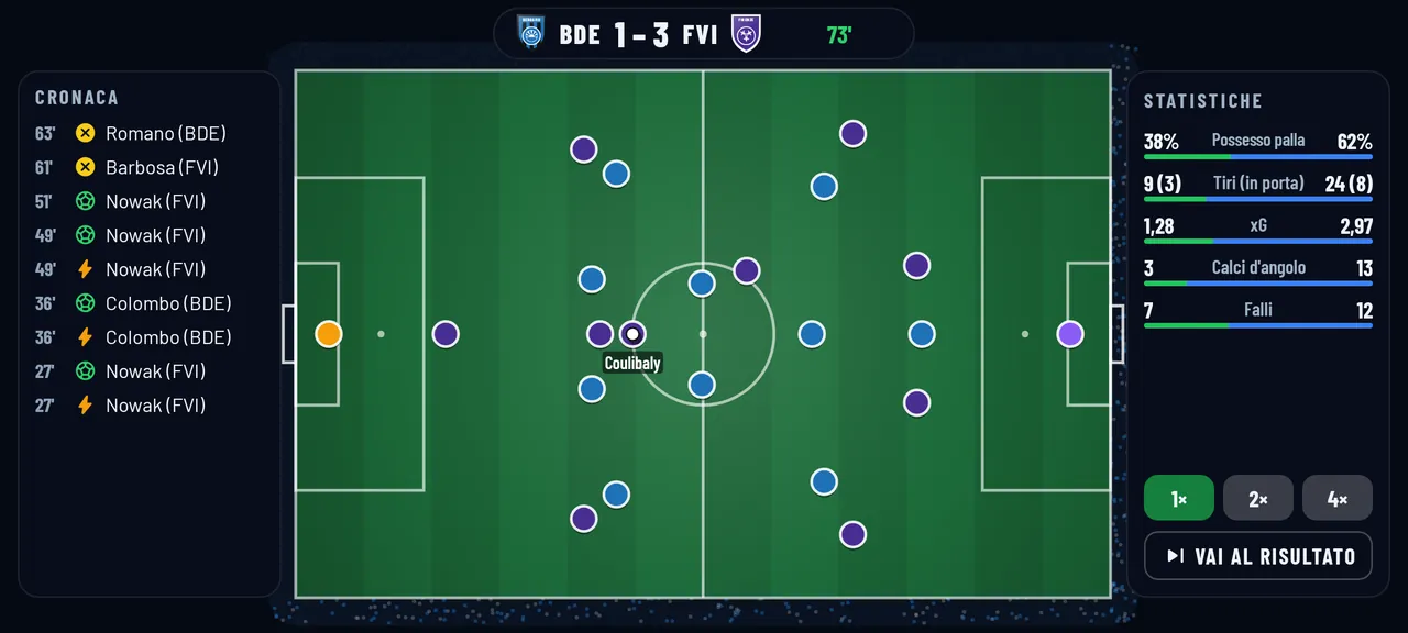 SEGUI OGNI PARTITA IN DIRETTA
