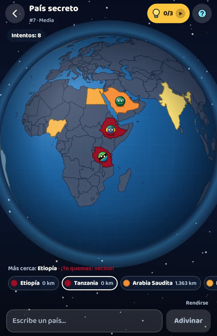 ¿FRÍO O CALIENTE? TOCA EL GLOBO