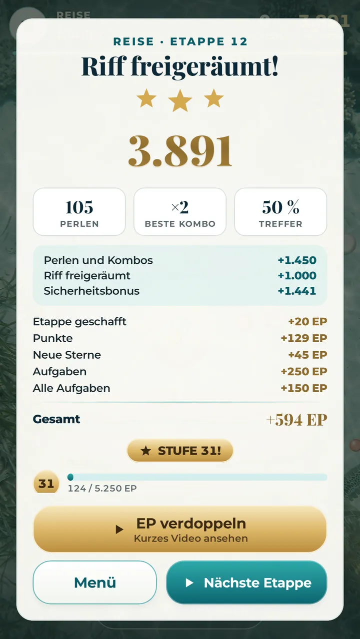 RÄUME DAS RIFF HOL DIR DREI STERNE