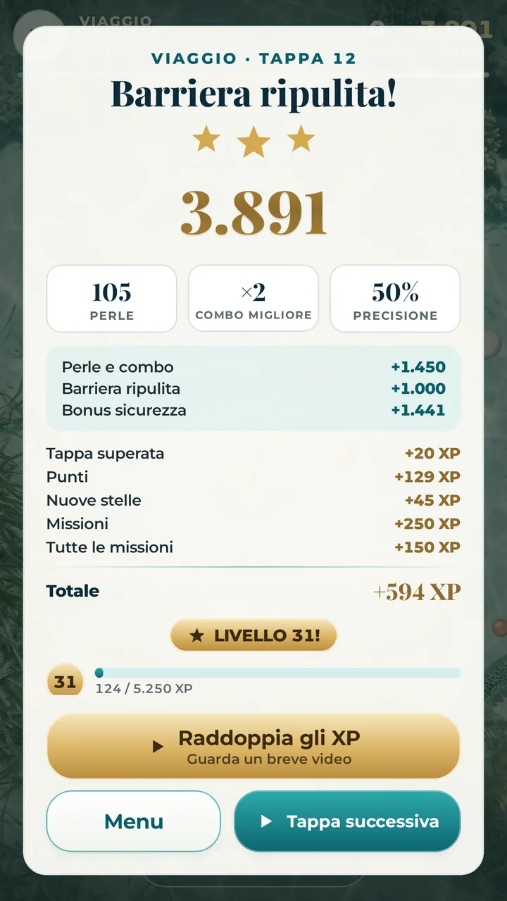 RIPULISCI LA BARRIERA CONQUISTA TRE STELLE