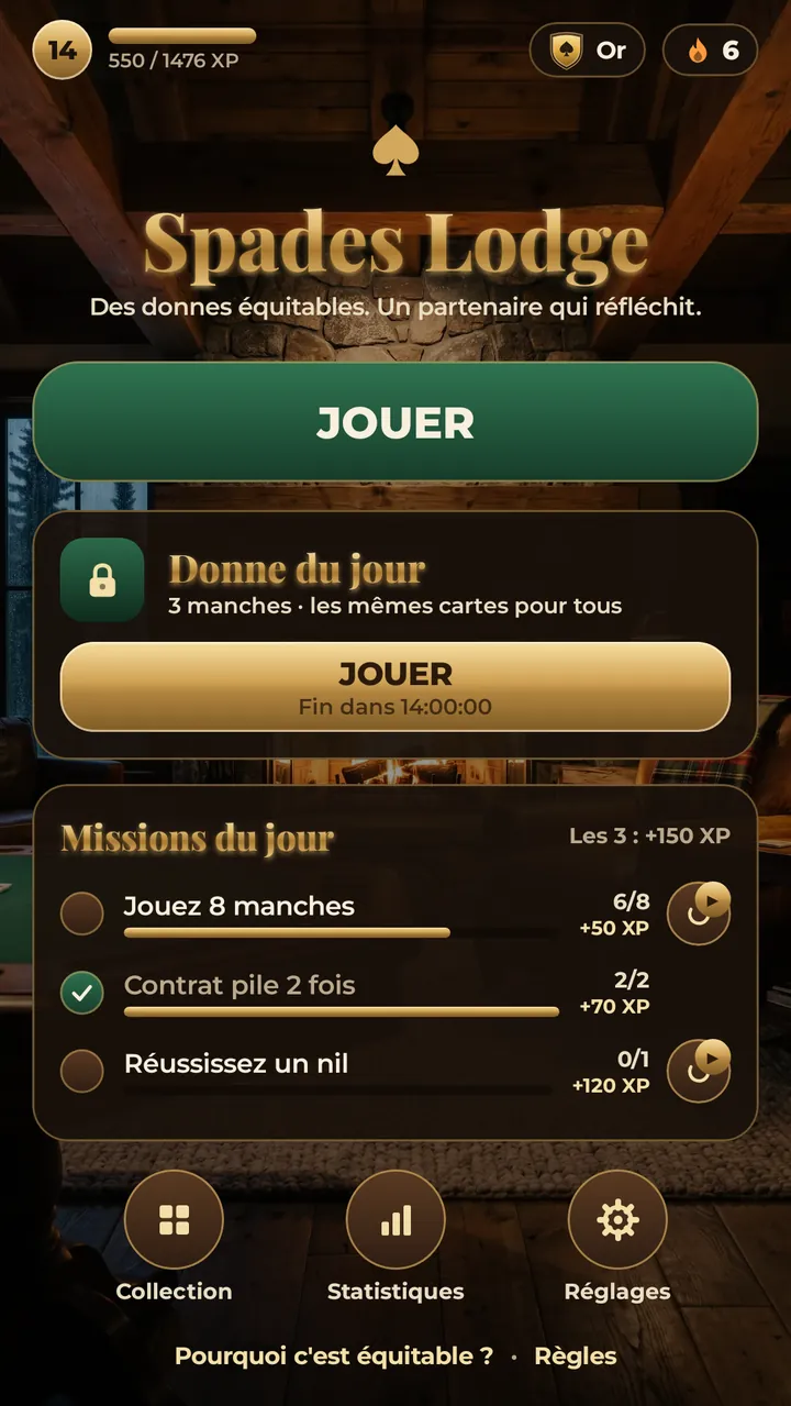 LA DONNE DU JOUR LES MÊMES CARTES POUR TOUS
