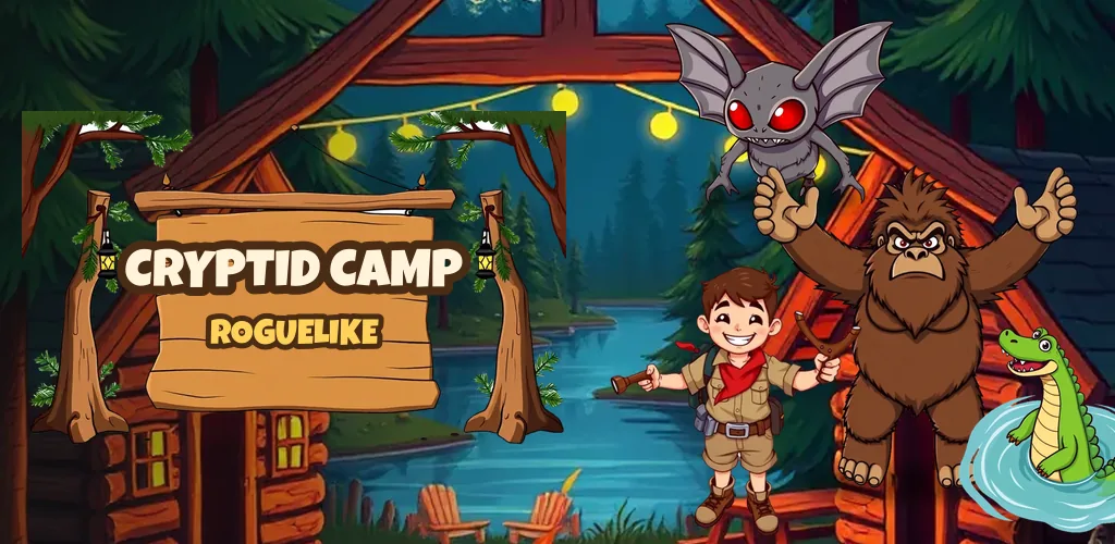Cryptid Camp: Roguelike artwork